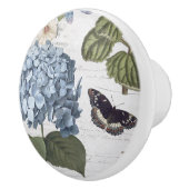 フローラボタニカルバタフライヴィンテージコテージアイボリー4 セラミックノブ (右)