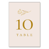 フローラボタニカルボミニマルホ結婚ズ テーブルナンバー (正面)