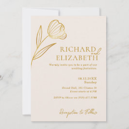 フローラボタニカルボミニマルホ結婚ズ 招待状