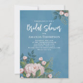 フローラボタニッエレガントク淡い色のヴィンテージバラ 招待状 (正面)