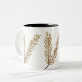 フローラボタニックイラストレー自然マグ ツートーンマグカップ (正面左)