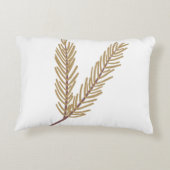 フローラボタニックイラストレー自然装飾用クッション アクセントクッション (裏面)