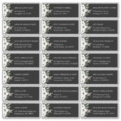 フローラボタニッ結婚クスゲスト住所 シール (正面)