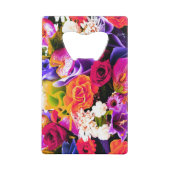 フローラボトルオープナーカラフルクレジットカードサイズ クレジットカード栓抜き (裏面)