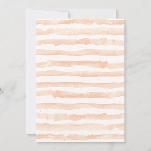 フローラボホアントラサボサボテン多肉乳児シャワー 招待状 (裏面)