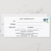 *~*フローラボホウォーター色クリスタ羽毛ハート (裏面)