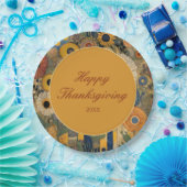 フローラボホエレガント感謝祭 ペーパープレート (パーティー)