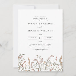 フローラボホシック結婚ズ 招待状