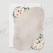 フローラボホテペシックアローズ部族ベビースシャワー 招待状 (裏面)