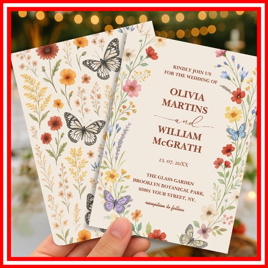 フローラボホテラコッタ結婚ズ 招待状