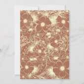 フローラボホテラコッタ結婚ズ 招待状 (裏面)