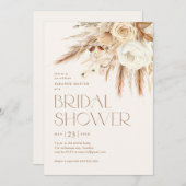 フローラボホデザートビーチブライダルシャワー 招待状 (正面/裏面)