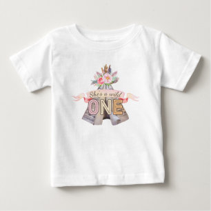 フローラボホトバルテペワイルドワン1歳 ベビーTシャツ