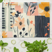 フローラボホパッチワーク キッチンタオル (折り畳み)