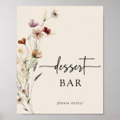 フローラボホベイビーシャワーポスター ポスター (正面)