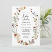 フローラボホベイビーシャワー招待状 招待状 (スタンド正面)