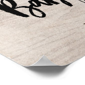 フローラボホベイビーシャワー歓迎ポスター ポスター (角)