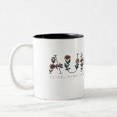 フローラボホミニマルアウンティツートーンコーヒーマグ ツートーンマグカップ (左)