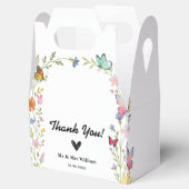 フローラボホワイルドフラワー結婚ズありがとうございました フェイバーボックス (オープン)