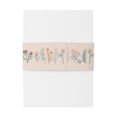 フローラボホワイルドフラワー結婚ズ 招待状ベリーバンド (裏面例)