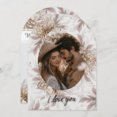 フローラボホヴァレンティーンズカード 招待状 (正面/裏面)