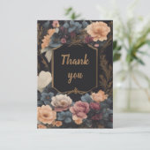 フローラボホー葬儀悲しいサンキューカード サンキューカード (スタンド正面)