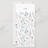 フローラボホ夏シンプルの結婚式 (裏面)