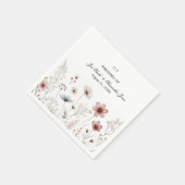 フローラボホ夏シンプル期 スタンダードカクテルナプキン (角)