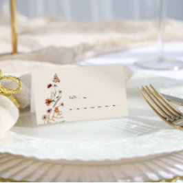 フローラボホ結婚ス プレイスカード