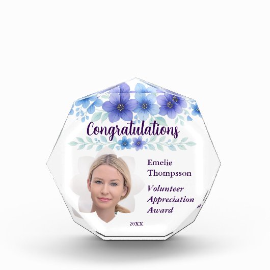 フローラボランティア賞受賞者の記念写真 フォトブロック (正面)