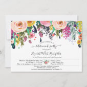 フローラボンボヤージュお別れ退職パーティー写真 招待状 (正面)