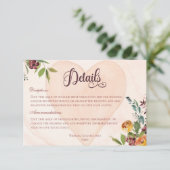 フローラボーハートピーチ結婚ズ詳細 エンクロージャーカード (スタンド正面)