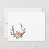 フローラボーバラブライダルシャワーレシピ ノートカード (裏面)