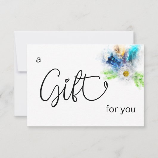 *~*フローラボーホウォーターカラークリスタルハート羽毛 (正面)