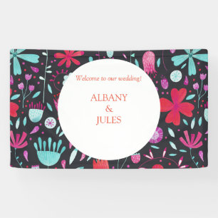 フローラボーホウォーターカラーダーク結婚ズ 横断幕