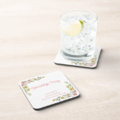 フローラボーホカレッジ卒業パーティープラスチック コースター (右側)