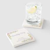 フローラボーホカレッジ卒業パーティー ストーンコースター (横)