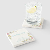 フローラボーホカレッジ卒業パーティー ストーンコースター (横)