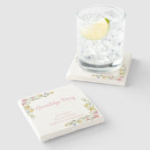 フローラボーホカレッジ卒業パーティー ストーンコースター (横)