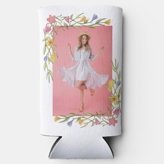 フローラボーホカレッジ卒業パーティー スリム缶クーラー (正面)