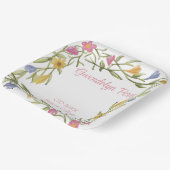 フローラボーホカレッジ卒業パーティー ペーパープレート (傾斜あり)