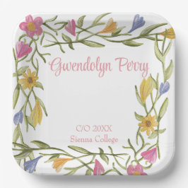 フローラボーホカレッジ卒業パーティー ペーパープレート