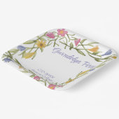 フローラボーホカレッジ卒業パーティー ペーパープレート (傾斜あり)