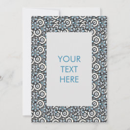 フローラボーホパター空白のンカード招待状 招待状