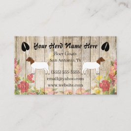 フローラボーヤゴート名刺 名刺