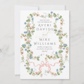 フローラボー素朴グエレガントレンフォ結婚ト セーブザデート (裏面)