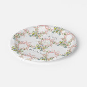 フローラボー素朴グエレガントレンフォ結婚ト ペーパープレート (アングル)