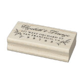 フローラボ葉タニック結婚差出人住所 ラバースタンプ (スタンプ)