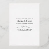 フローラポイズンロションハロウィンゴシック箔インビタット 箔招待状 (裏面)