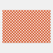 フローラポインセチアパターンカワイホリデークリスマス ラッピングペーパーシート (正面3)